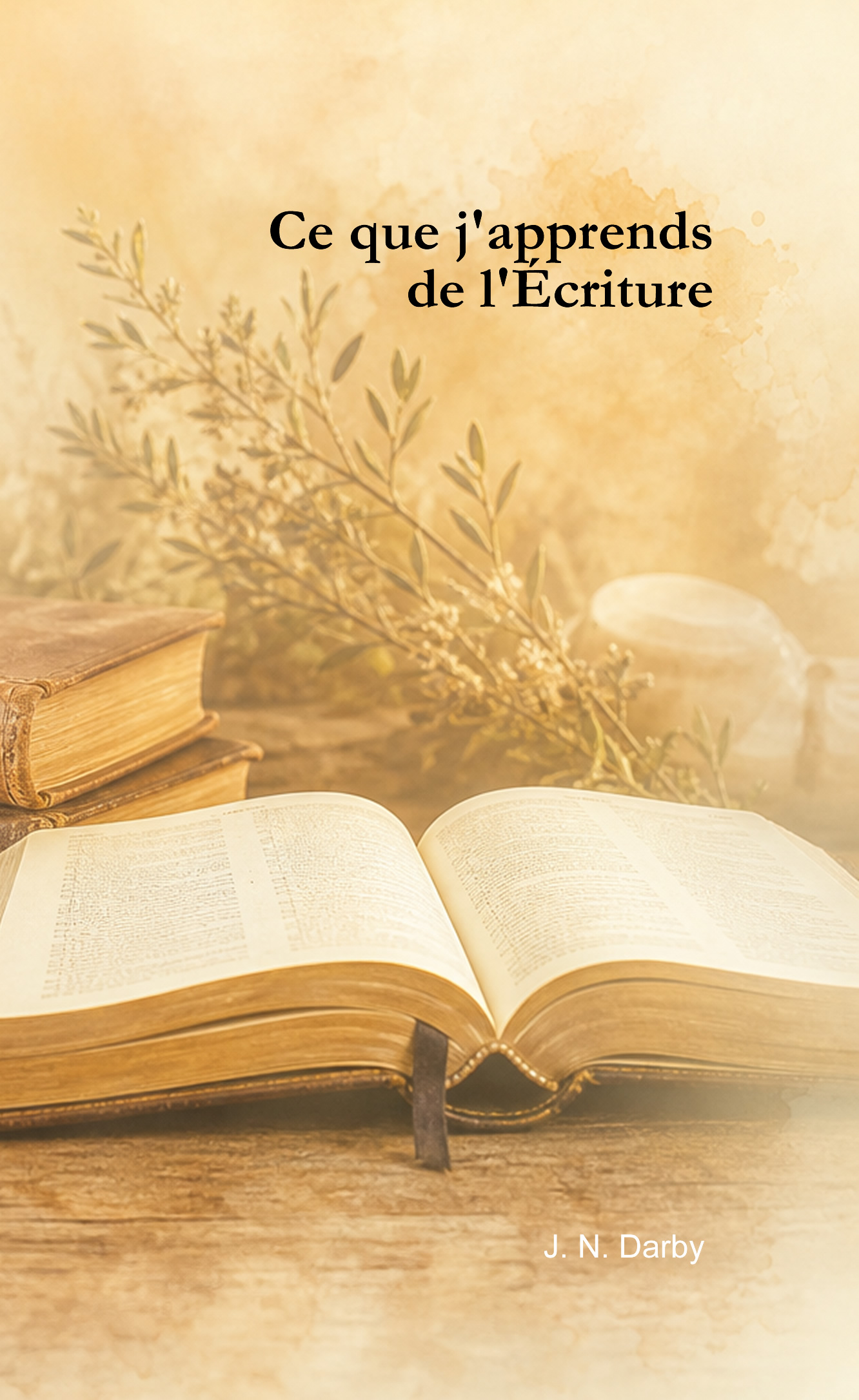 Ce que j'apprends de l'Écriture