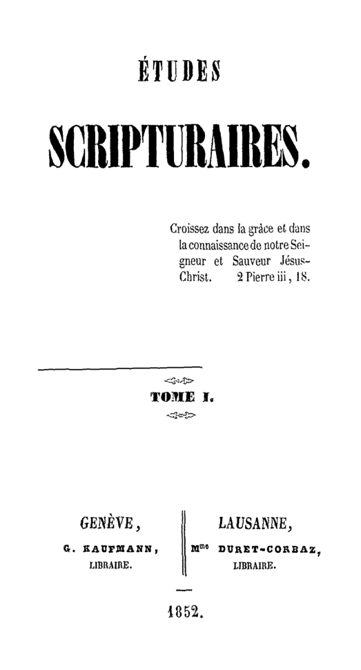 Volume n° 1